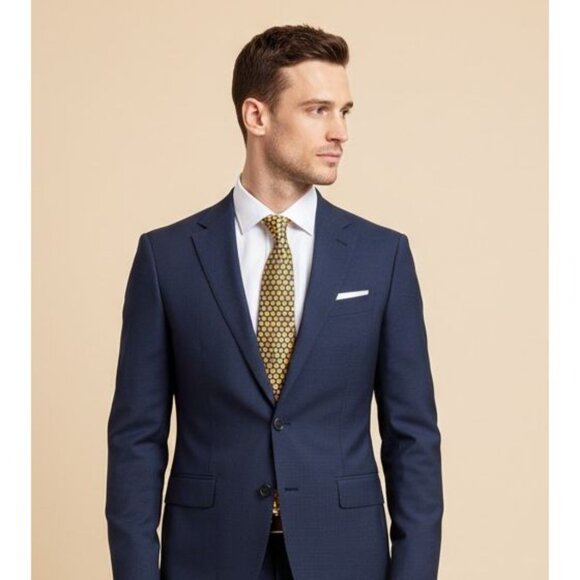 Hermes' Silk Necktie Whimsical Orange-Slice Citrus Fruit Vintage